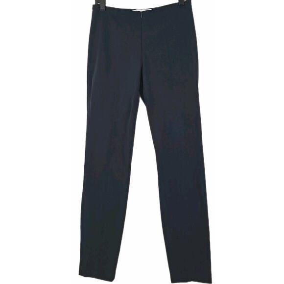 Raffaello Rossi ~Woman Size 38~ Midniht Giga Front Zip Tapered Leg Pants Stretch - Picture 1 of 16